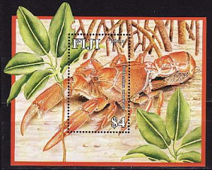 Фиджи, 2007, Крабы, блок Фиджи, 2007, Крабы, блок